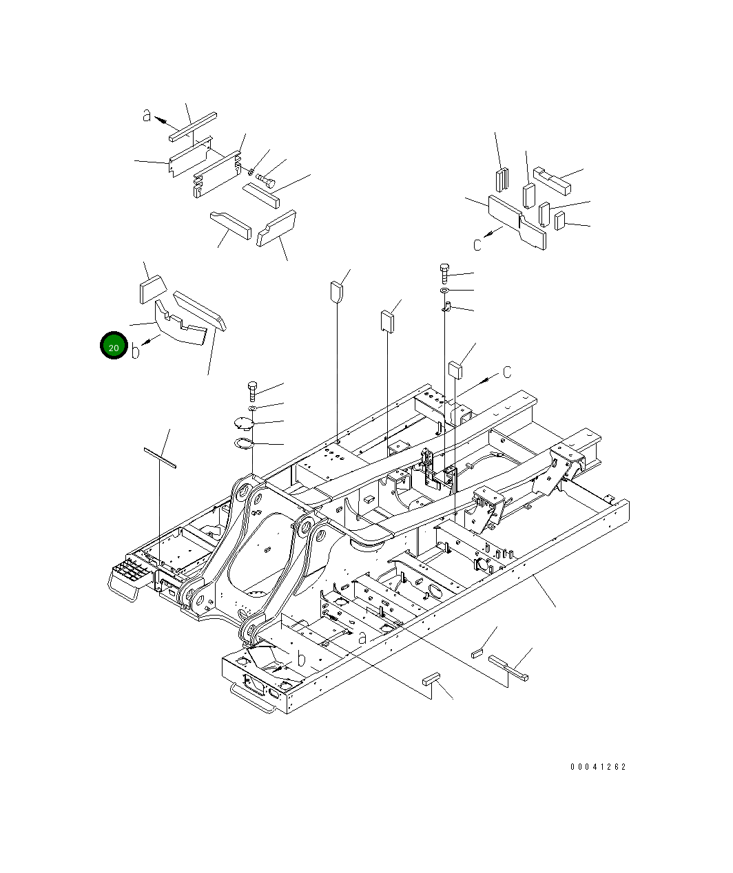 Лист 209-46-41870 Komatsu