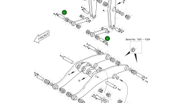 Палец 4123-2459B Komatsu