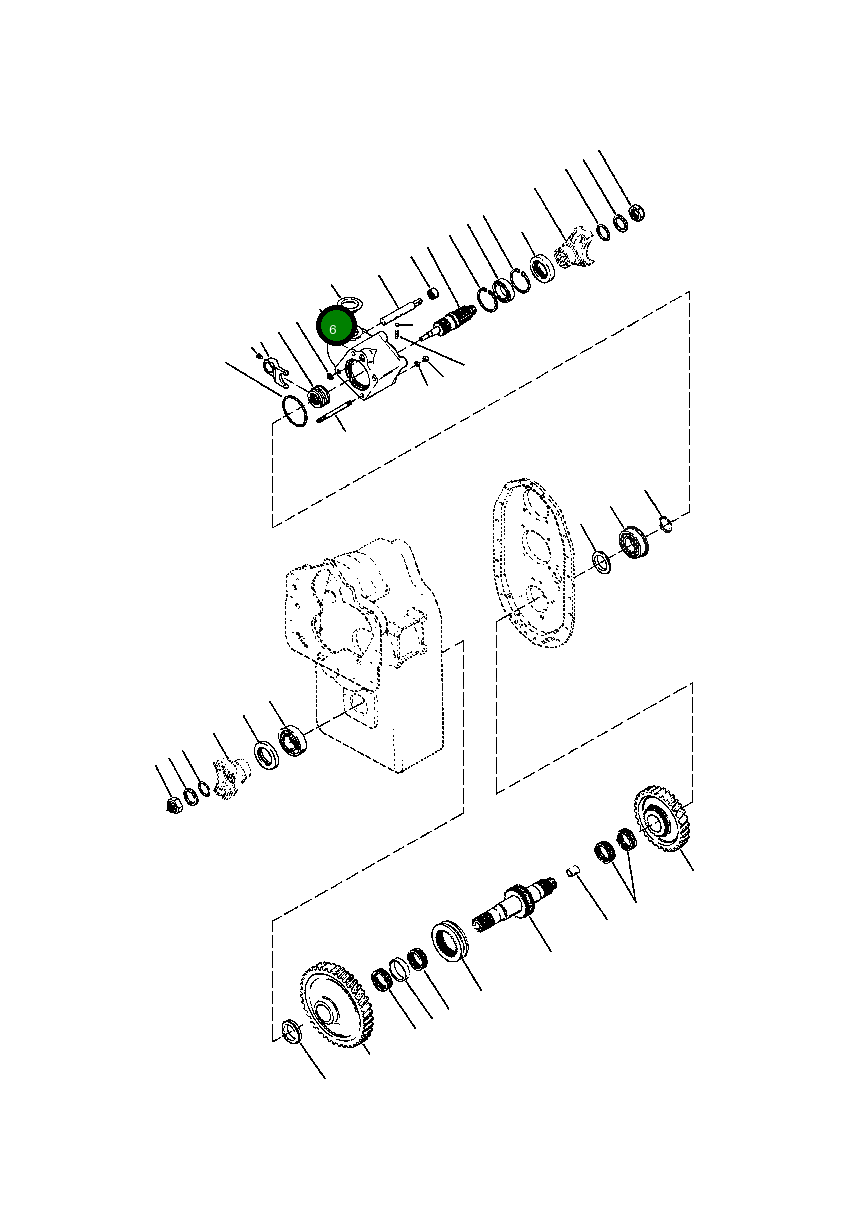 Корпус 152 607 Komatsu