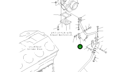 Кронштейн 6166-51-8610 Komatsu