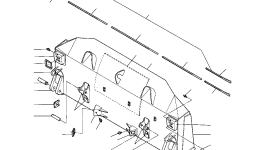 Левый концевой резец режущей кромки — усиленный 734 531 C1 Komatsu