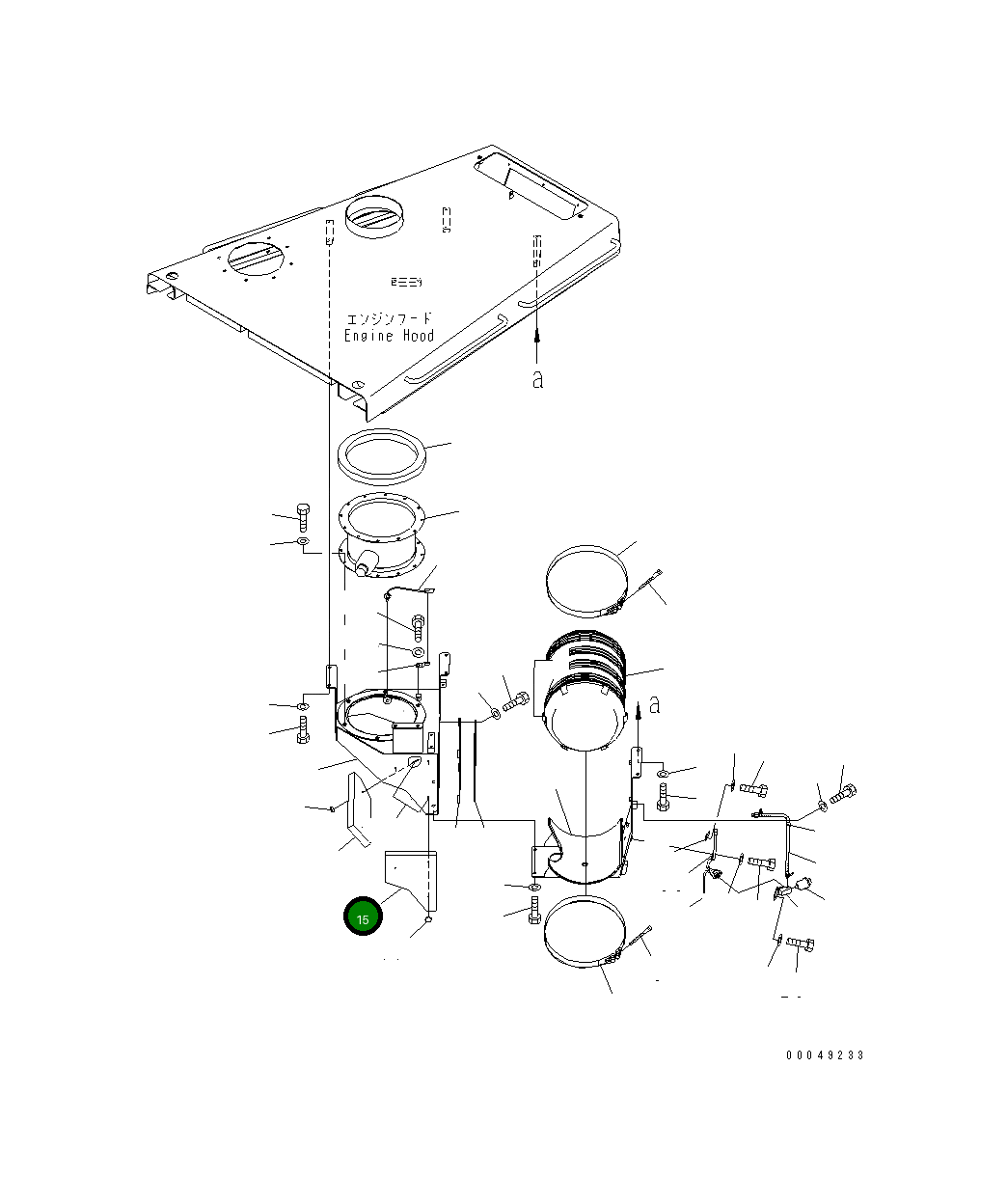 Лист 195-862-8831 Komatsu