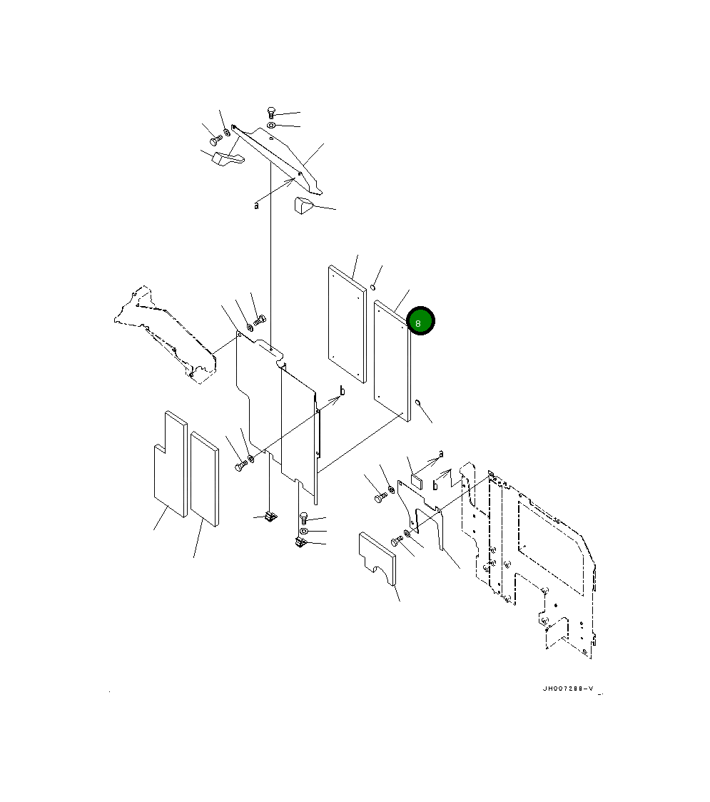 Лист 20Y-54-72221 Komatsu