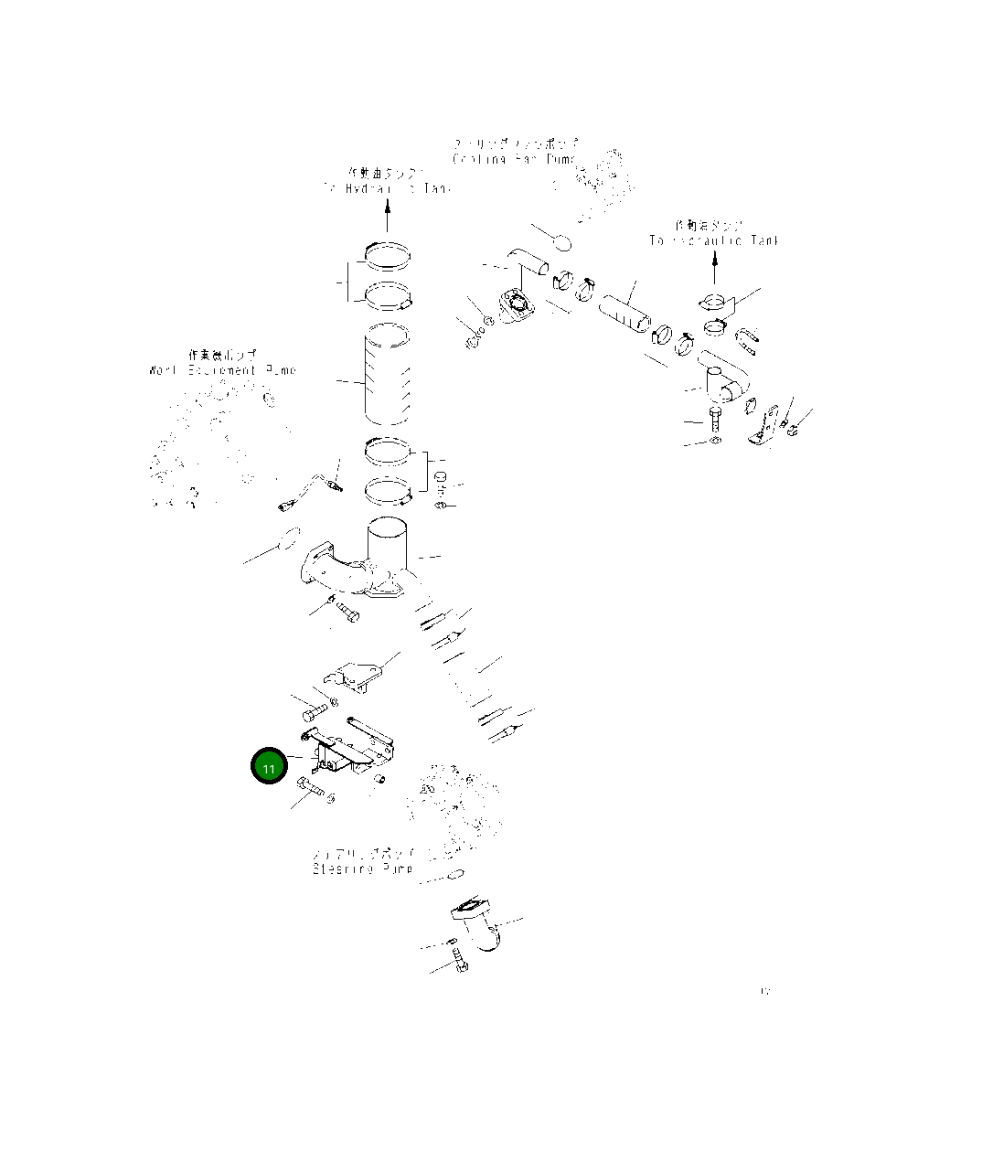 Кронштейн 425-62-43150 Komatsu