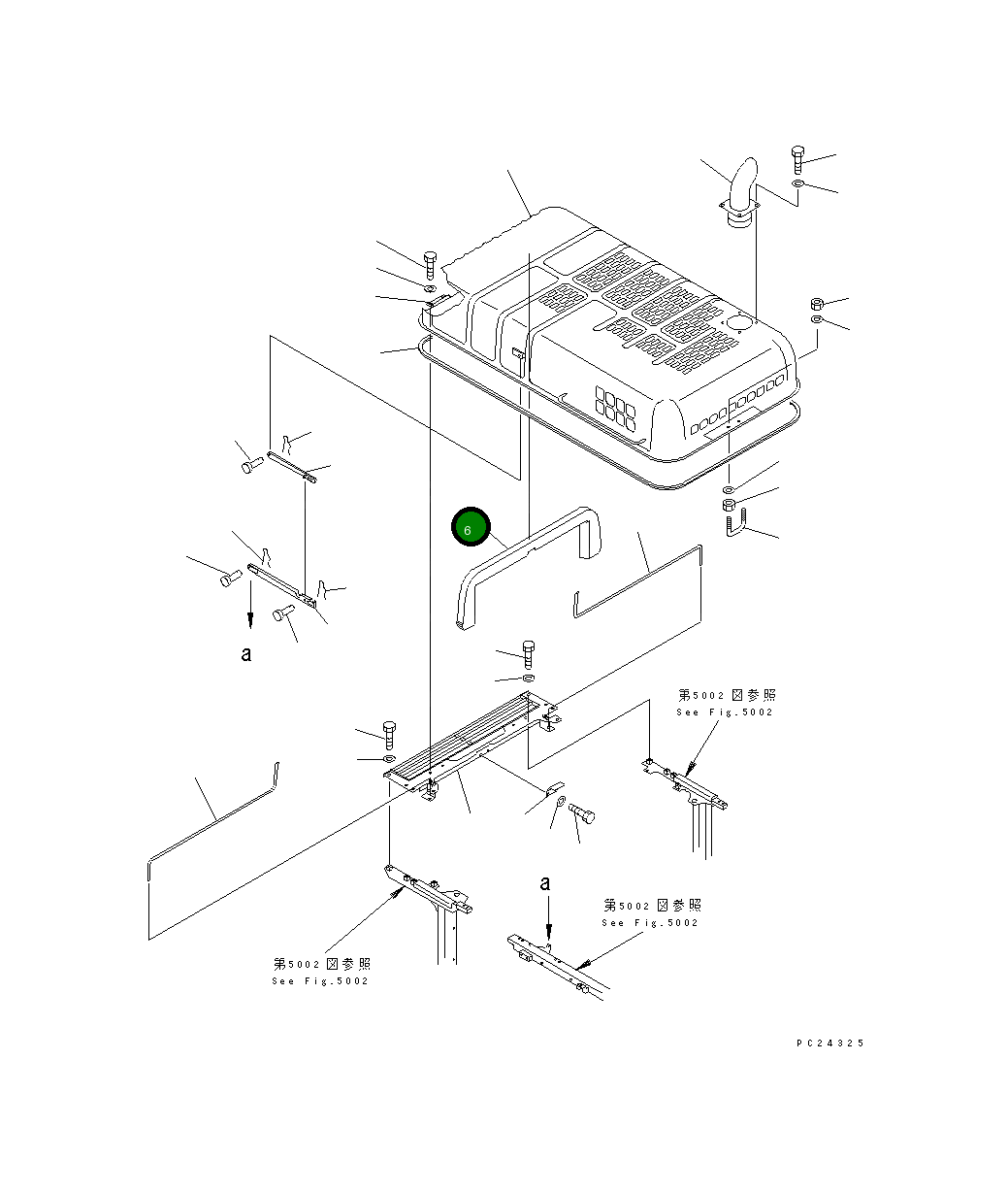 Лист 207-54-62121 Komatsu