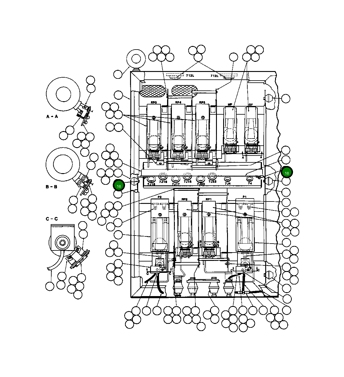 Кронштейн TY6285 Komatsu