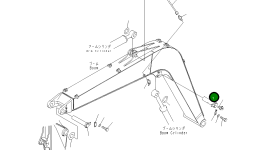 Палец 21W-70-31340 Komatsu