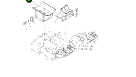 Кронштейн 6212-12-5551 Komatsu