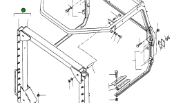 Основание рамы 2986111M91 Komatsu