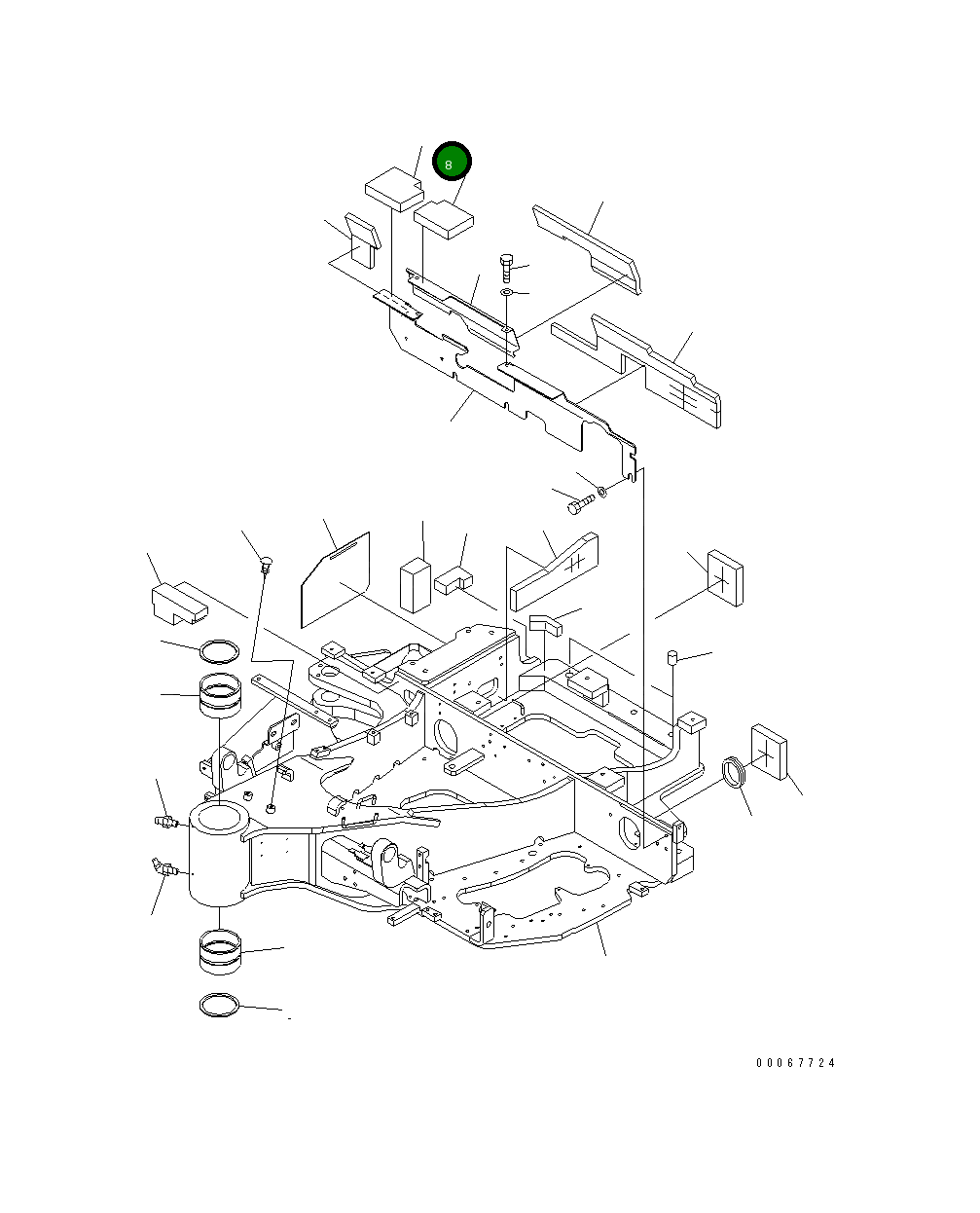 Лист 22F-46-31171 Komatsu