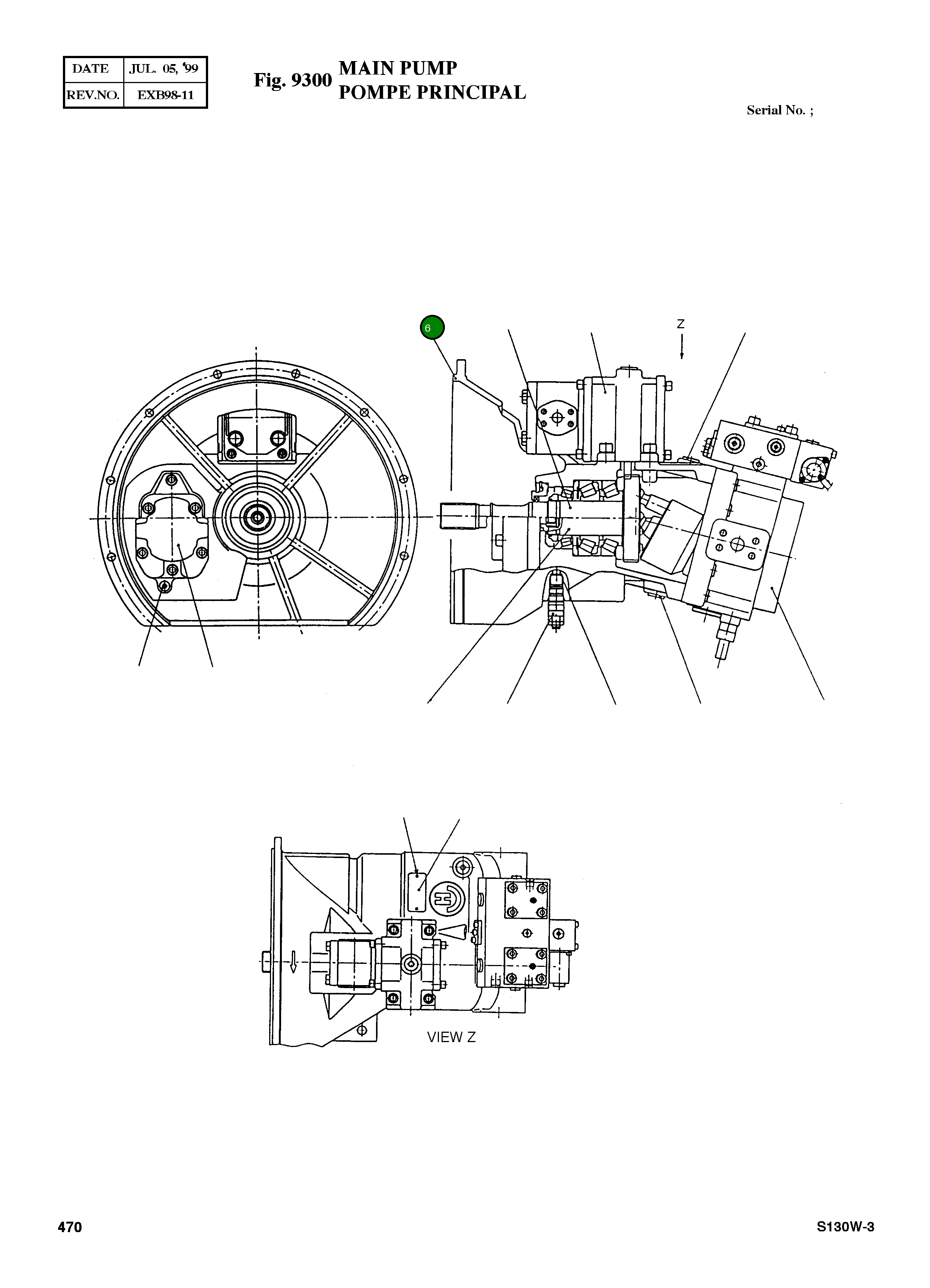 Корпус 1100359133 Komatsu
