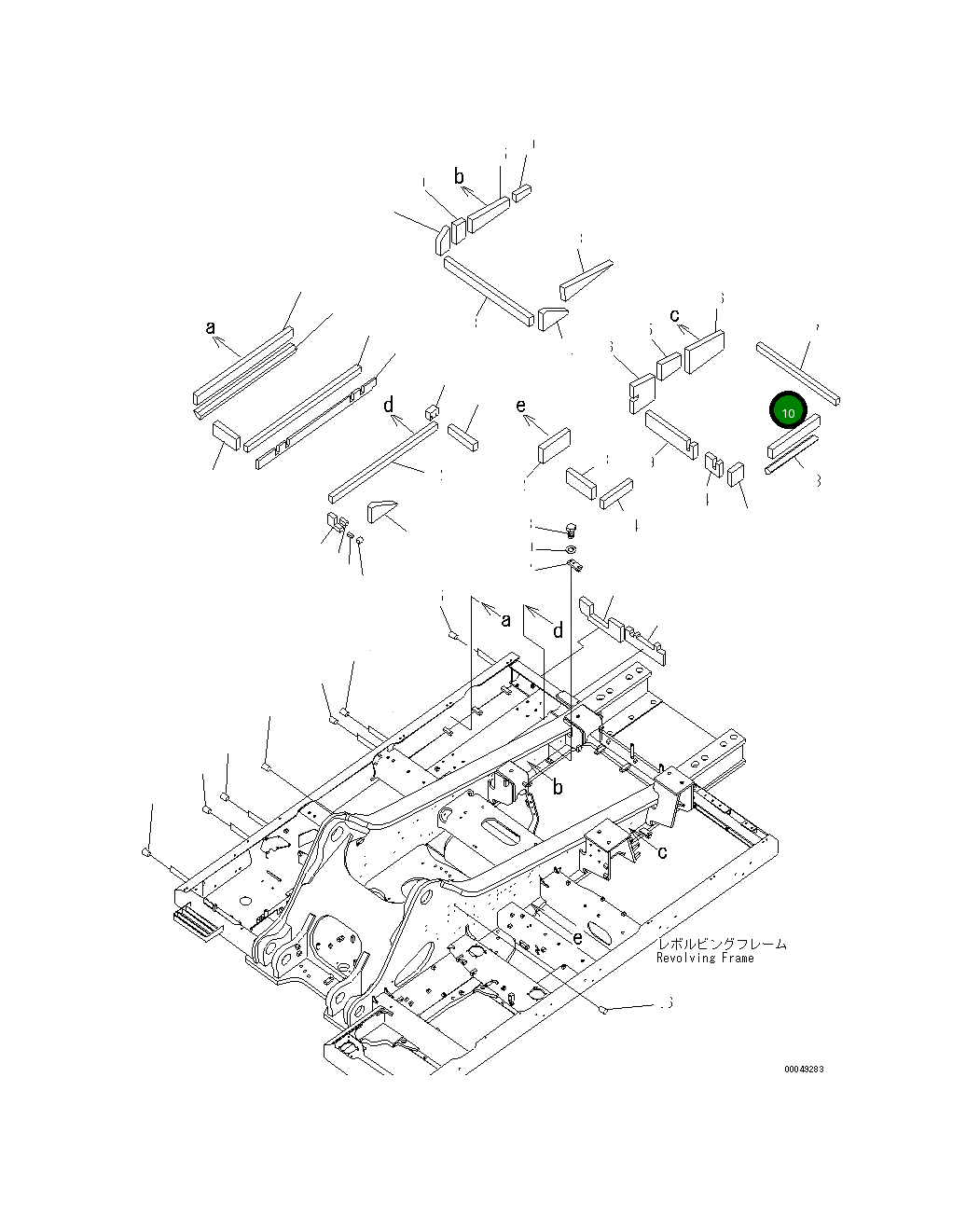 Лист 21M-46-21451 Komatsu