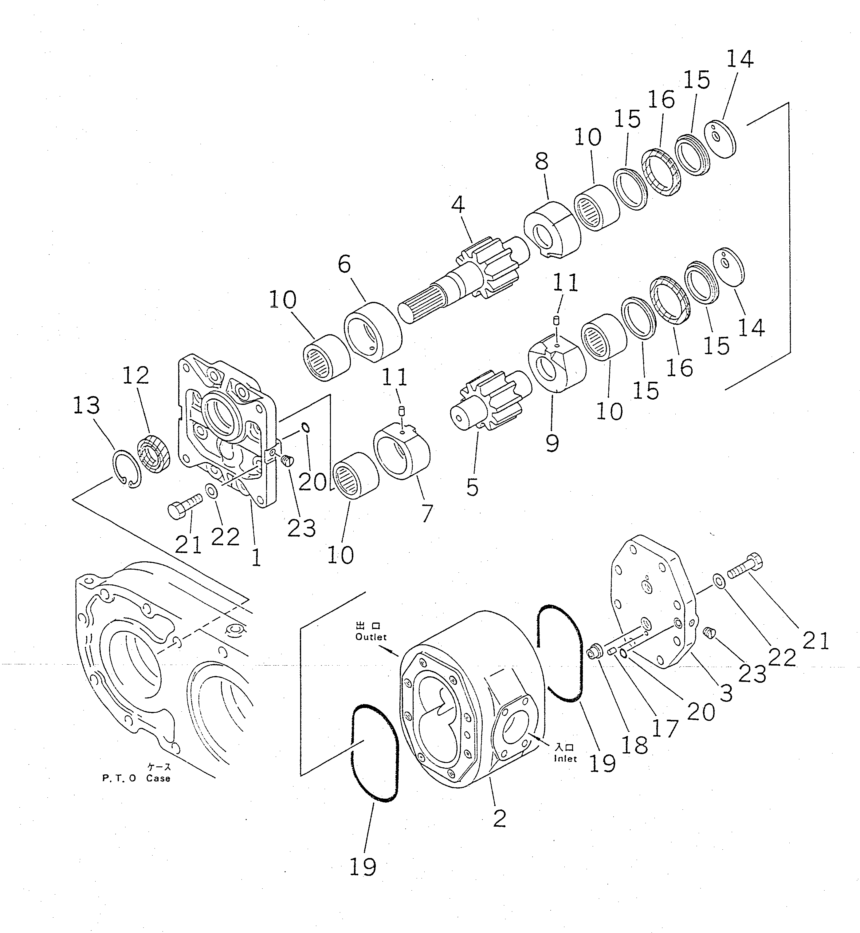 Пластина 07445-66130 Komatsu