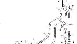 Трубка 20D-62-16490 Komatsu