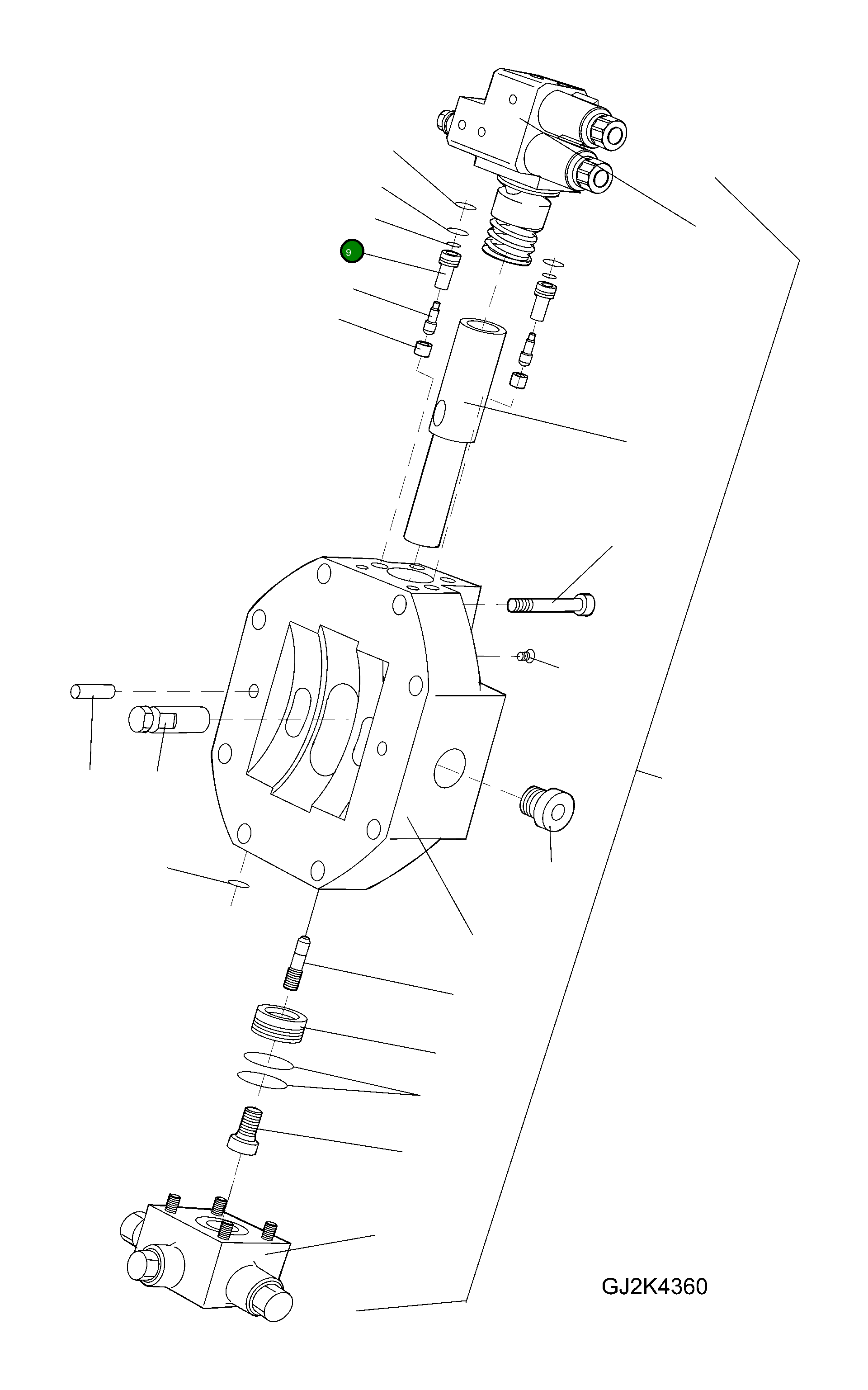 Направляющая клапана 42U-17-H0S13 Komatsu
