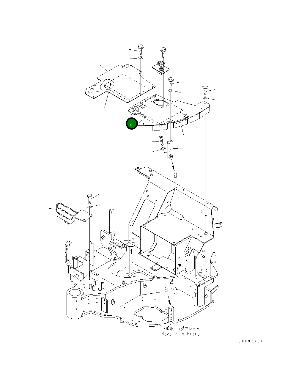 Лист 22L-54-11960 Komatsu