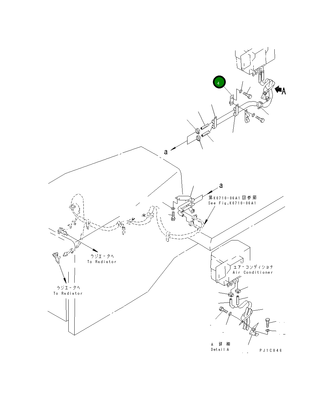 Кронштейн 154-Z11-5340 Komatsu