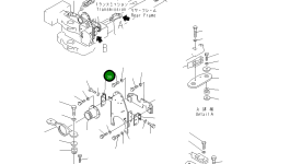 Кронштейн 234-01-51180 Komatsu