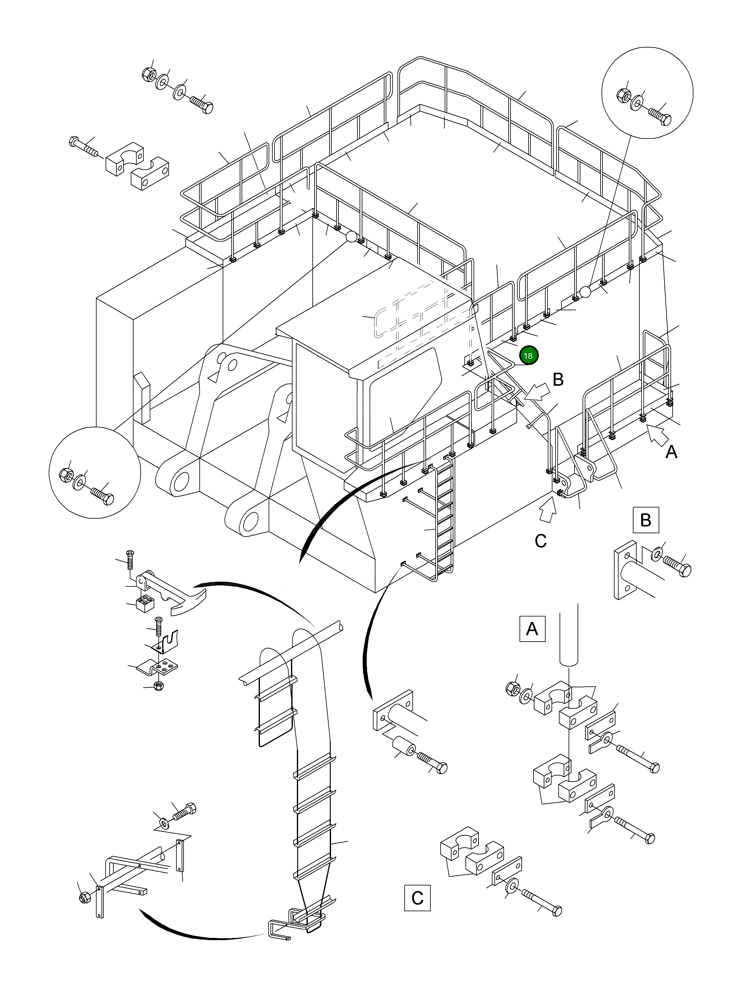 Опорная плита 927 624 40 Komatsu