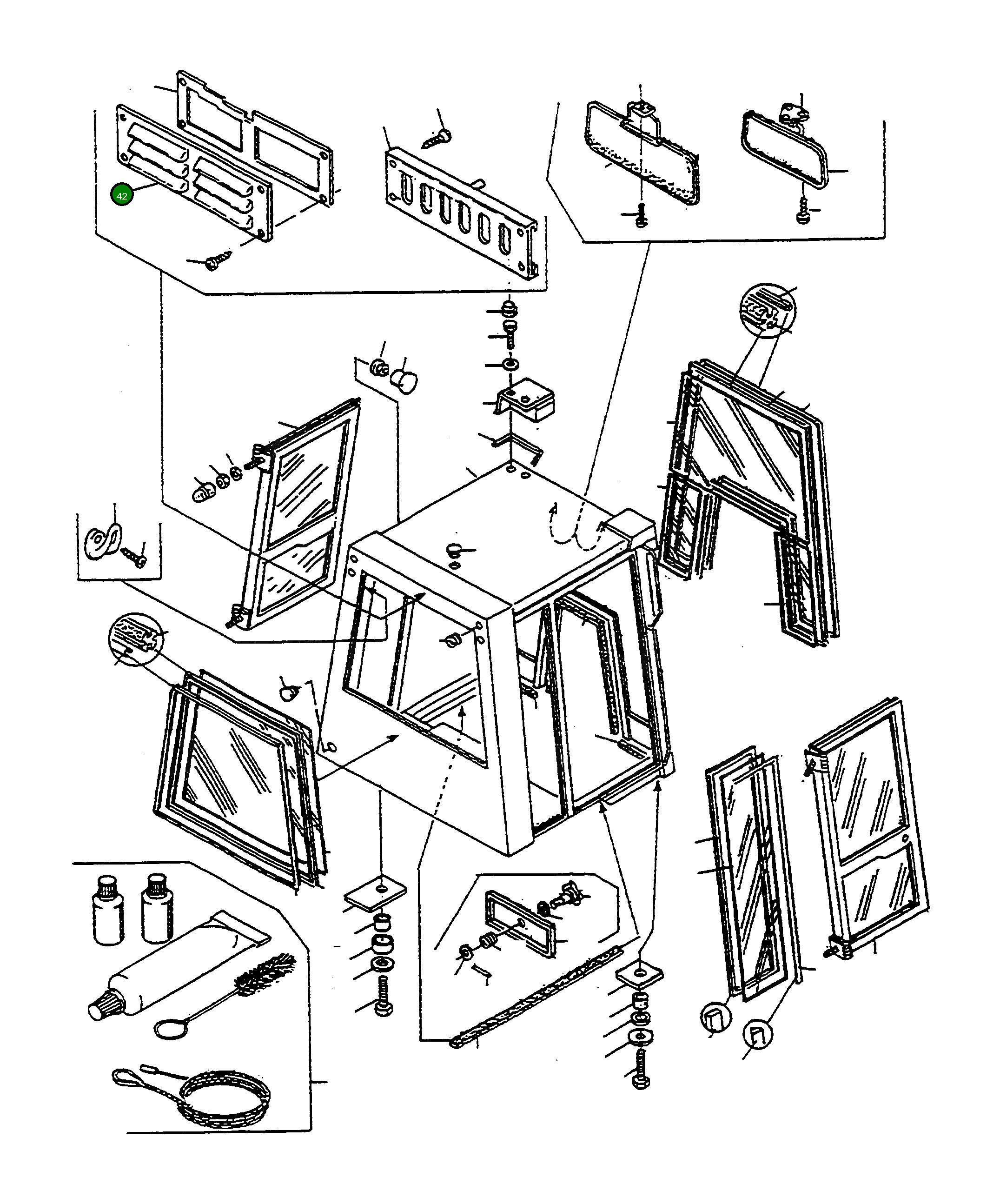 Ограждение 4916718M1 Komatsu