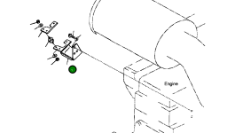 Кронштейн 425-43-21211 Komatsu