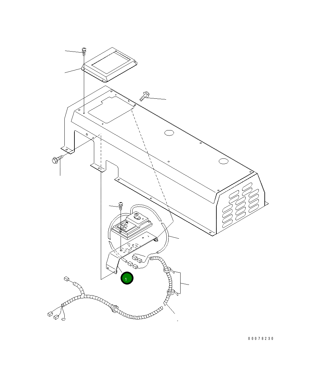 Кронштейн 567-95-72122 Komatsu