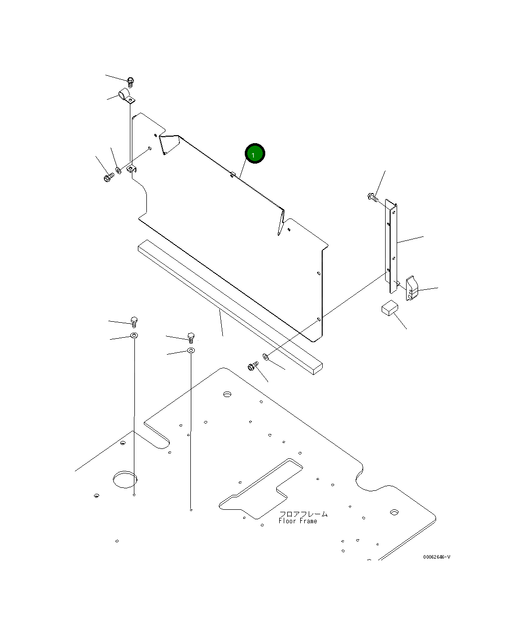 Кронштейн 20Y-53-15941 Komatsu