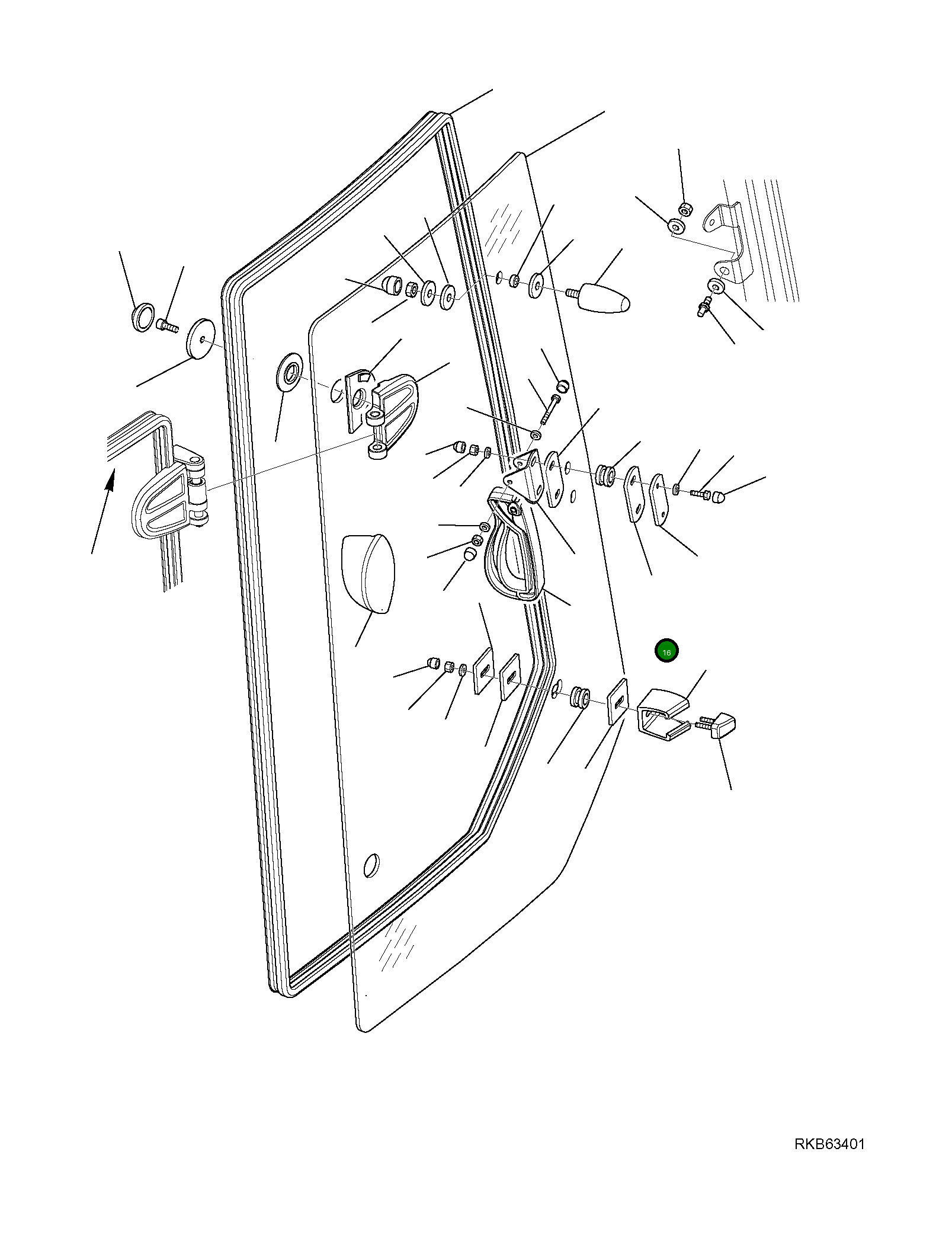 Опора 42N-54-13870 Komatsu