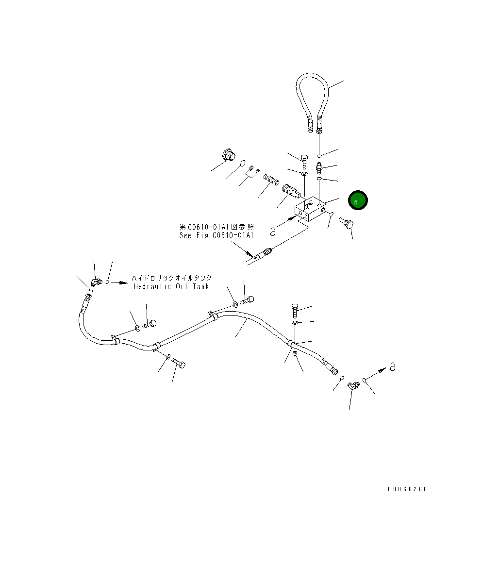 Корпус 17A-61-42710 Komatsu