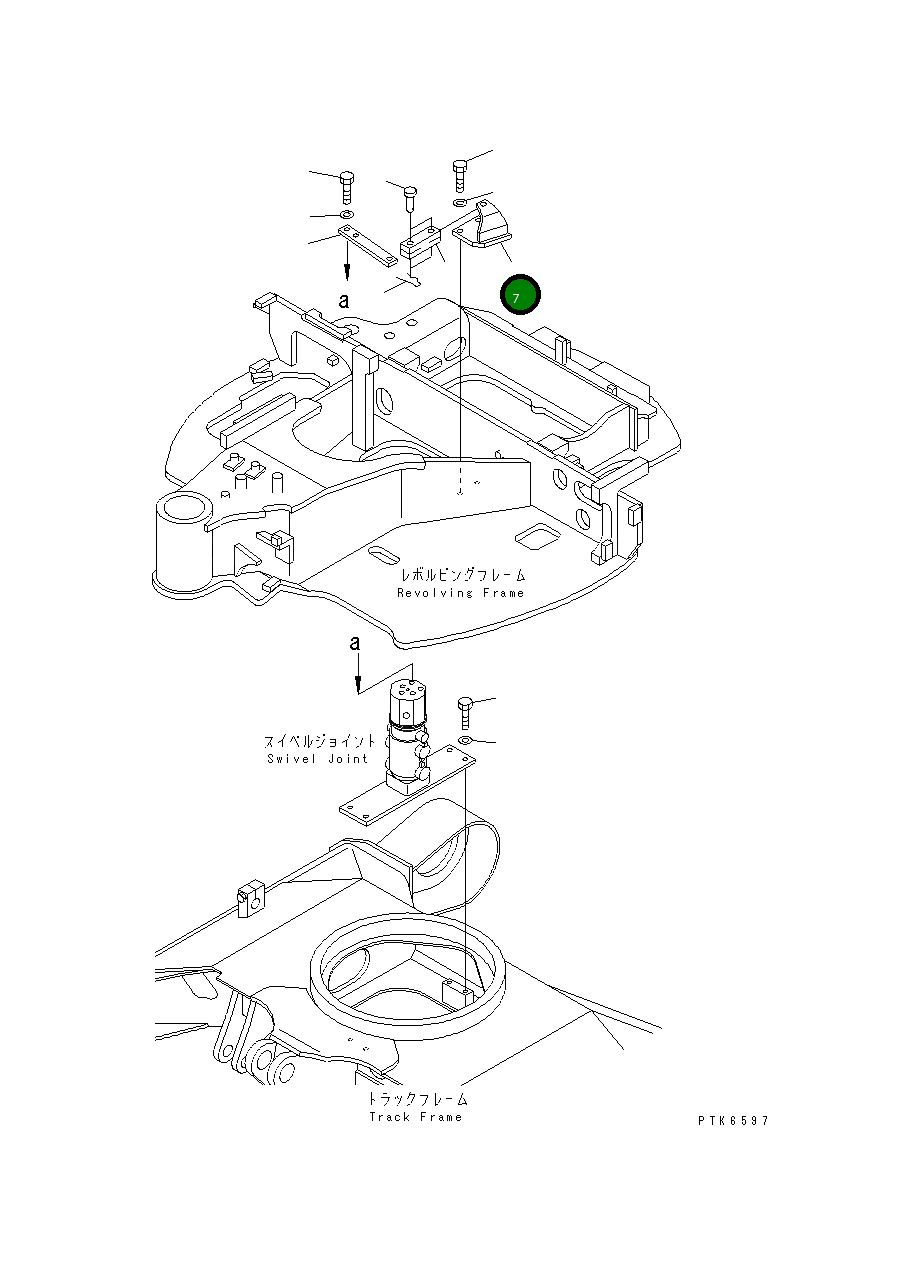 Кронштейн 22F-60-11530 Komatsu