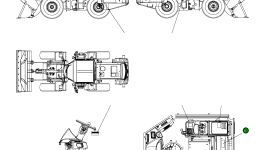 Наклейка 418-K93-H360 Komatsu