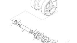 Опорный каток 37B-22-12211 Komatsu