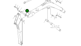Палец 22J-70-16141 Komatsu