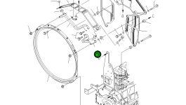 Кронштейн 6155-61-3760 Komatsu