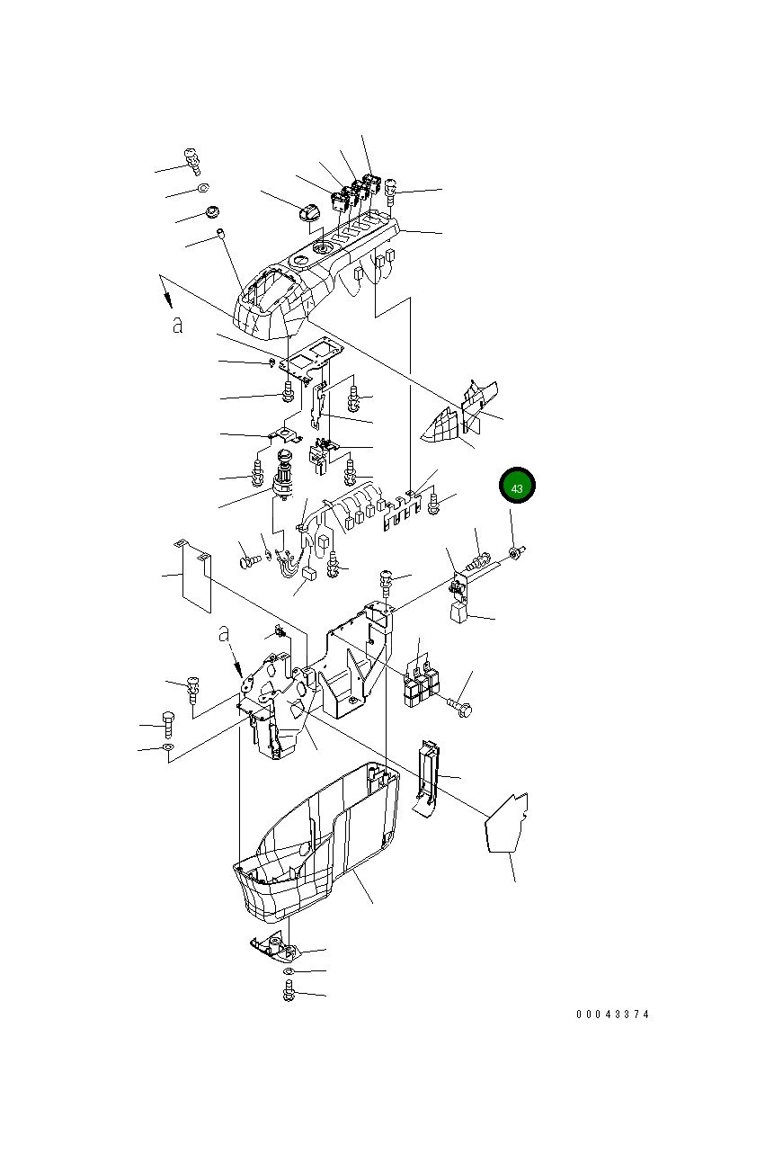 Лист 21N-43-41210 Komatsu