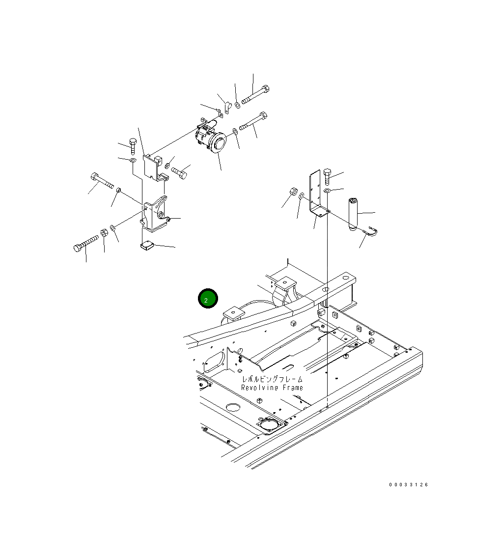 Кронштейн 21K-979-7281 Komatsu