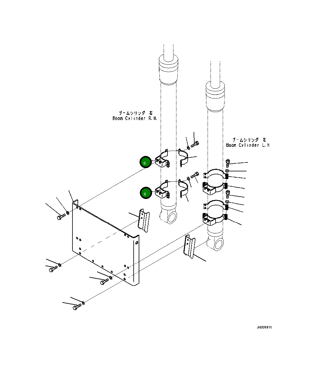 Лента 20Y-54-86551 Komatsu