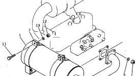 Кронштейн 20M-02-12210 Komatsu