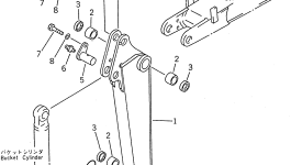 Палец 21R-70-11230 Komatsu