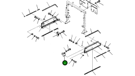 Кронштейн 423-54-57410 Komatsu