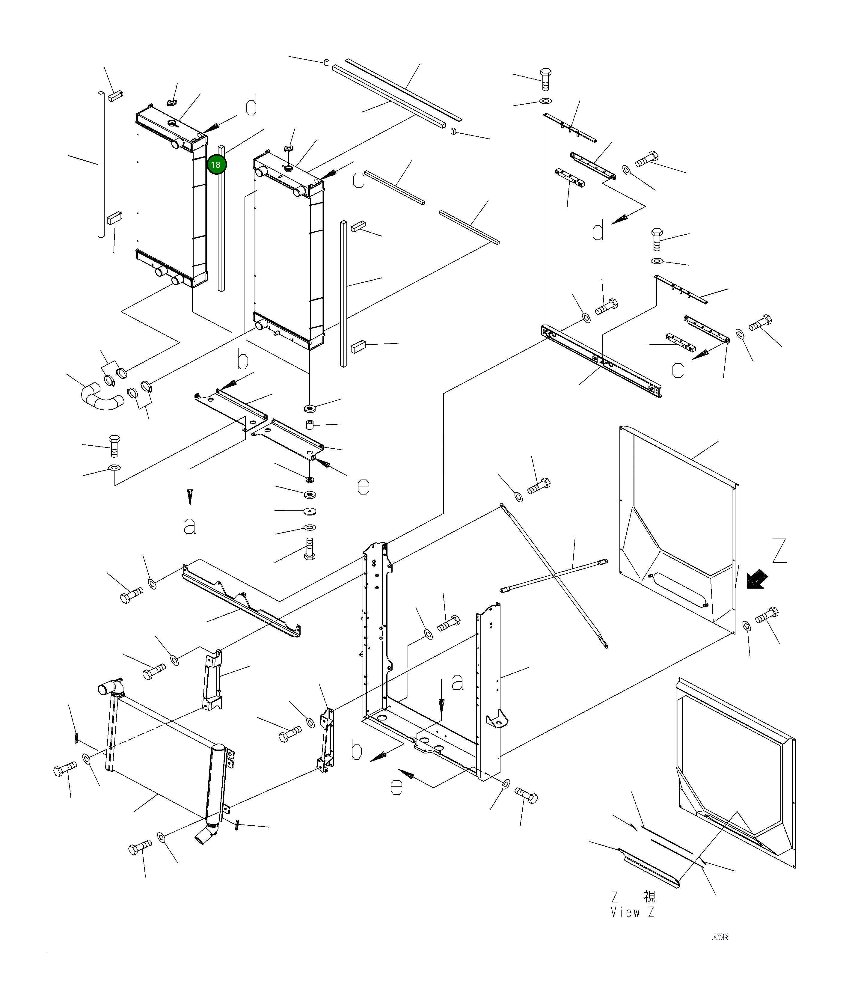 Кронштейн 421-03-61380 Komatsu
