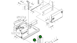 Лист 208-54-73580 Komatsu