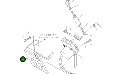 Кронштейн 207-43-68160 Komatsu