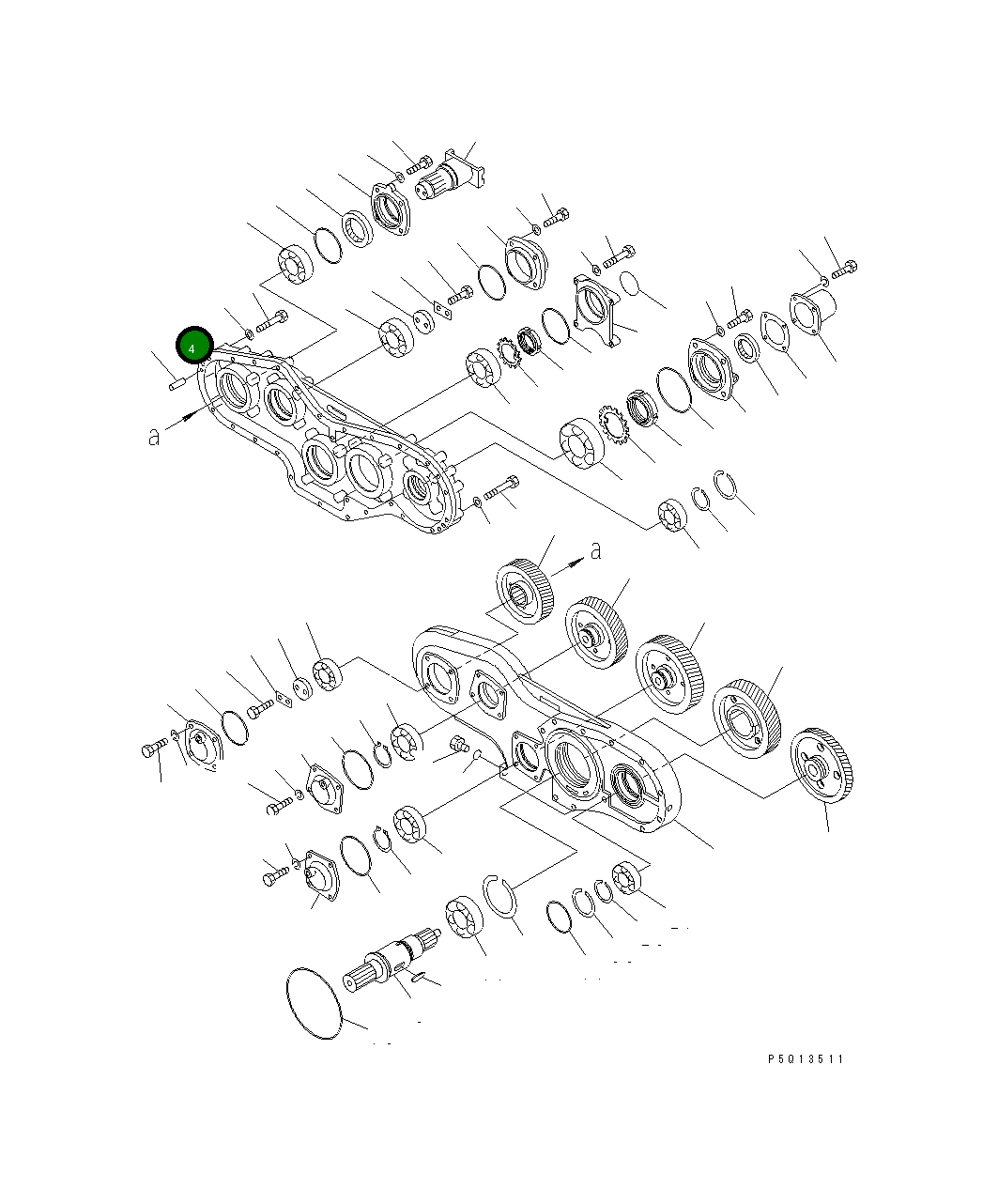 Корпус 196-38-11120 Komatsu