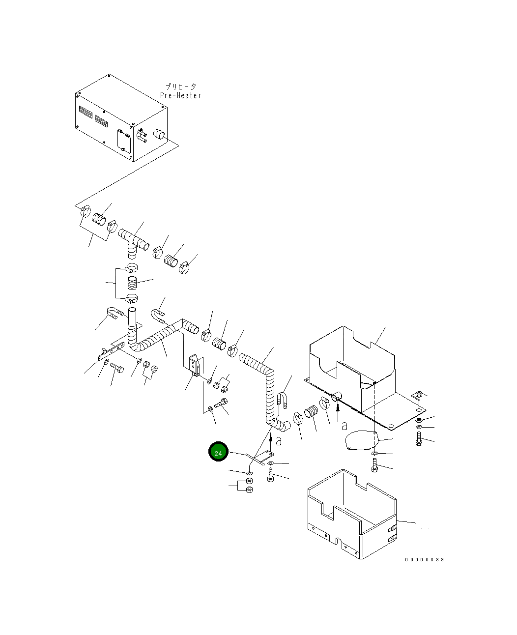 Кронштейн 207-01-51140 Komatsu