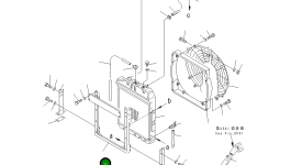 Кронштейн 6930-61-9640 Komatsu