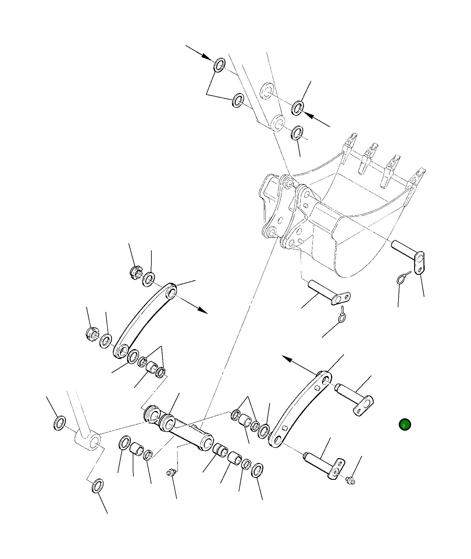 Палец 21D-09-42120 Komatsu