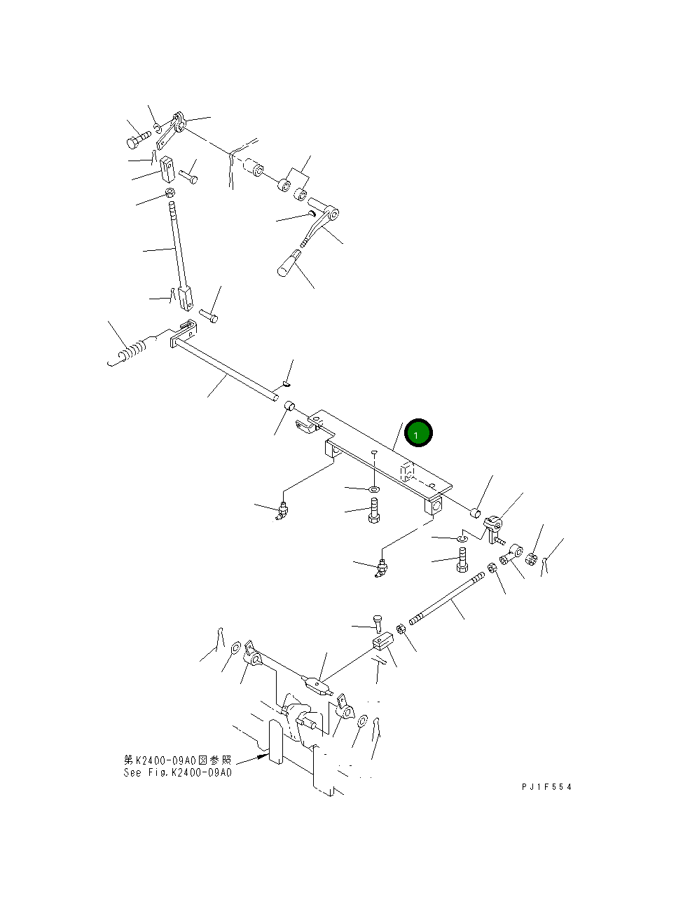 Кронштейн 154-43-42530 Komatsu