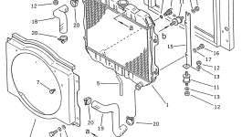Шланг 361-03-11140 Komatsu