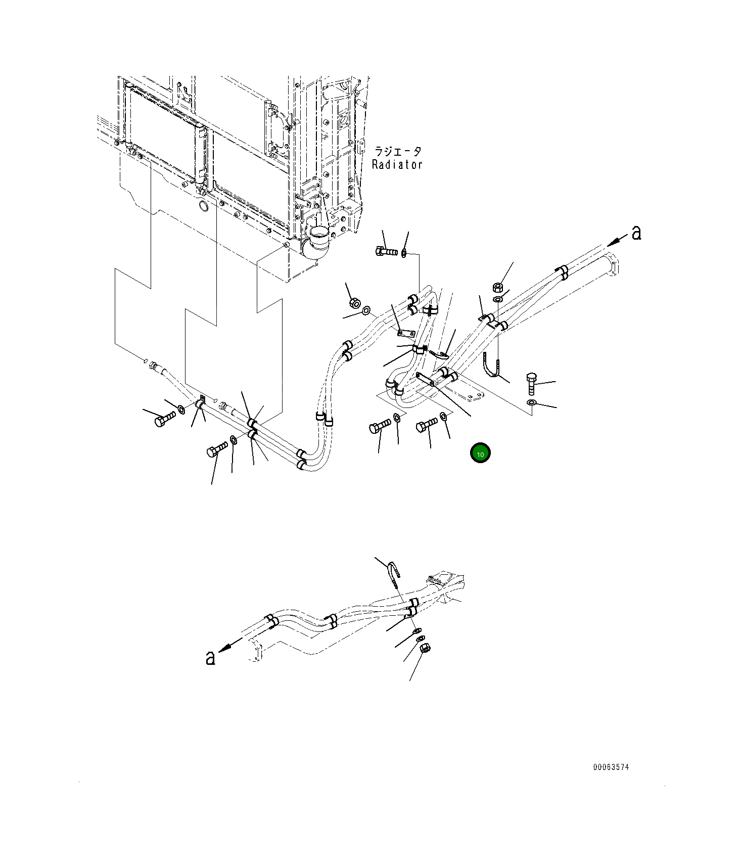Кронштейн 561-88-81460 Komatsu